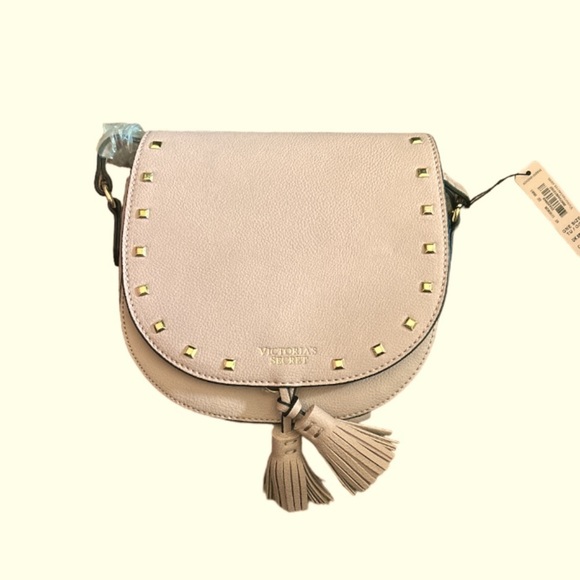 Victoria's Secret Handbags - NWT Victoria’s Secret Crossbody Bag Purse, Pink & Gold
